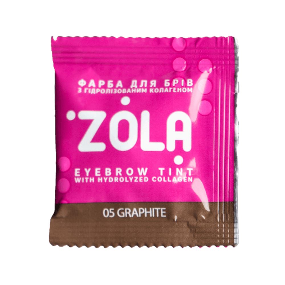 ZOLA Hybrid Dye 05 Graphite Professionele wenkbrauwverf met een koele grafiettint. Perfect voor een asbruine look of als correctiekleur. Inclusief oxidant.