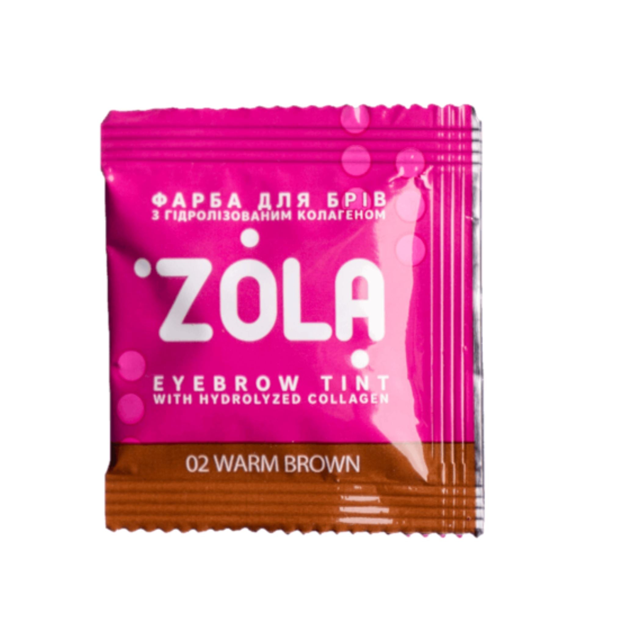 ZOLA Hybrid Dye 02 Warmbruin Professionele wenkbrauwverf met een warme koperbruine tint en langdurig resultaat. Inclusief oxidant voor perfecte dekking.