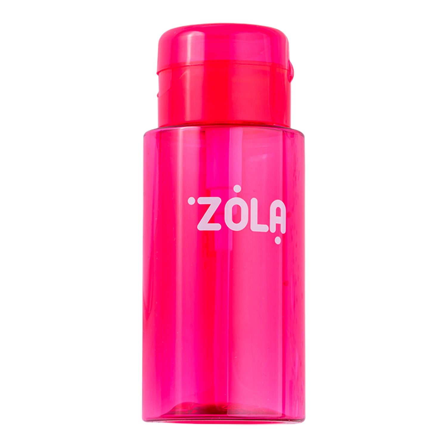 ZOLA flacon 180 ml met pompje voor water, remover of dehydrator. Handig en lekvrij voor schoonheidspecialisten.