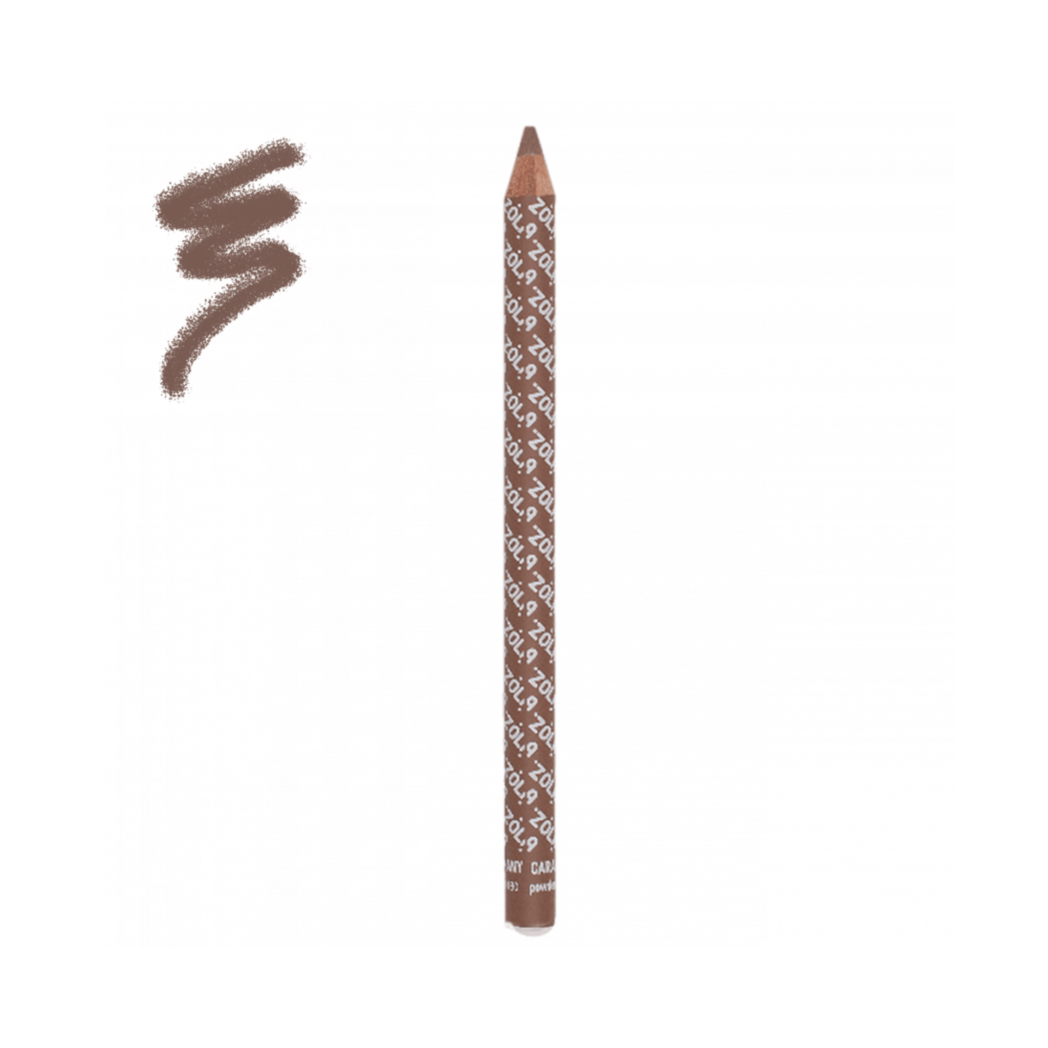 Zola poeder wenkbrauwpotlood in de kleur caramel