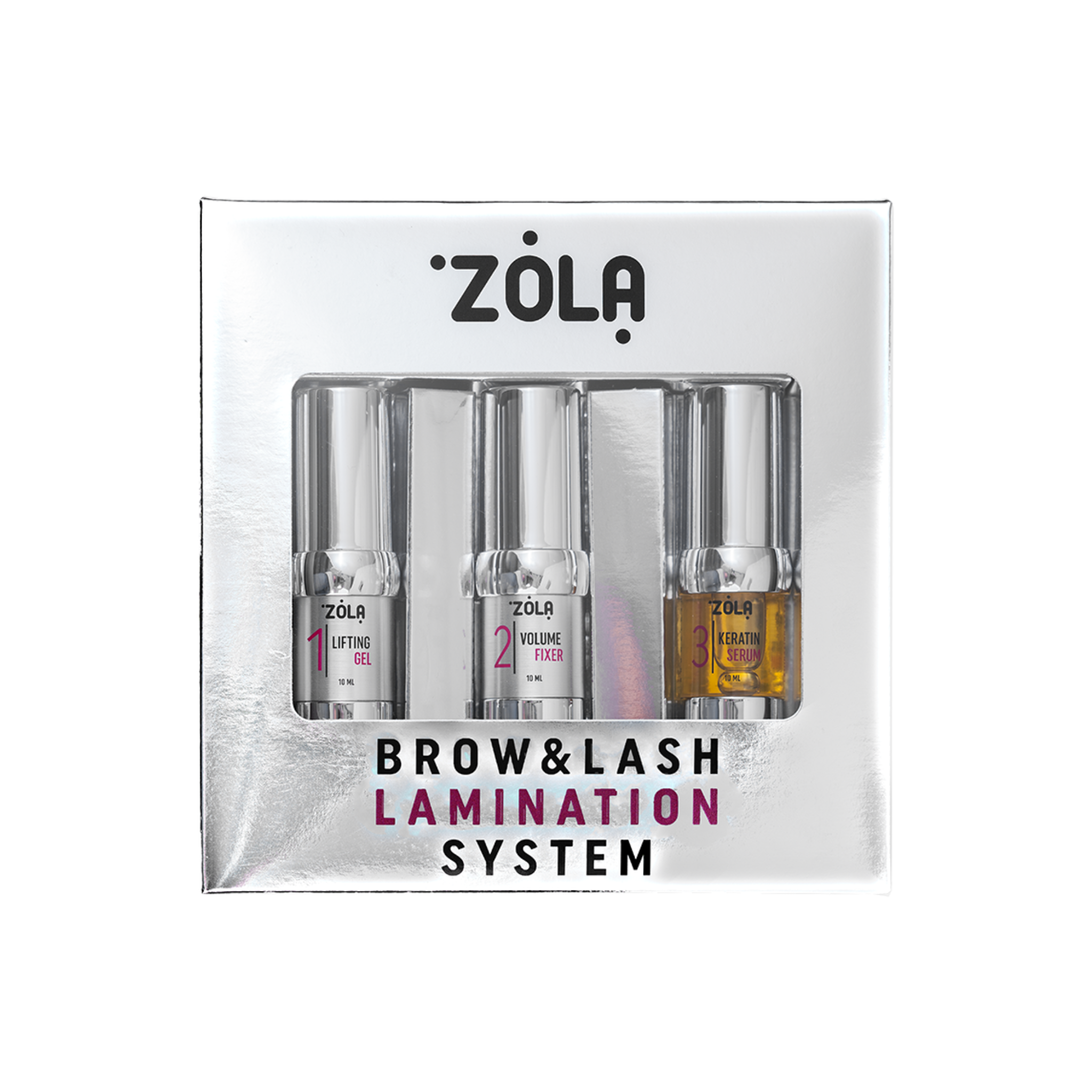 wenkbrauw en wimperlift systeem van Zola