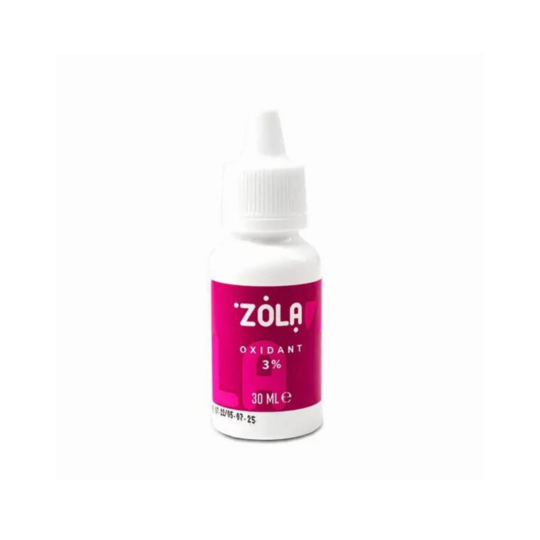 ZOLA 3% Oxidant Cream professionele ontwikkelaar voor wenkbrauw en wimperverf. Bevat 3% waterstofperoxide voor diepe, langdurige kleurverzadiging
