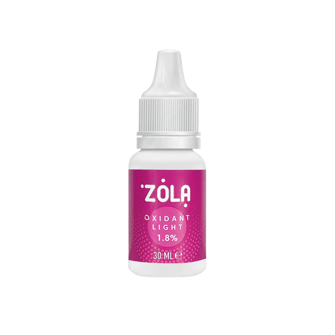 ZOLA 1.8% Oxidant Cream – zachte ontwikkelaar voor wenkbrauw- en wimperverf. Bevat 1.8% waterstofperoxide voor een subtiele, veilige kleuring