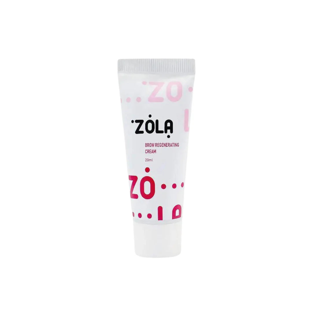 ZOLA Regenererende Wenkbrauwcrème kalmerende formule met natuurlijke oliën en aloë-extract voor verzorgde, gezonde wenkbrauwen.