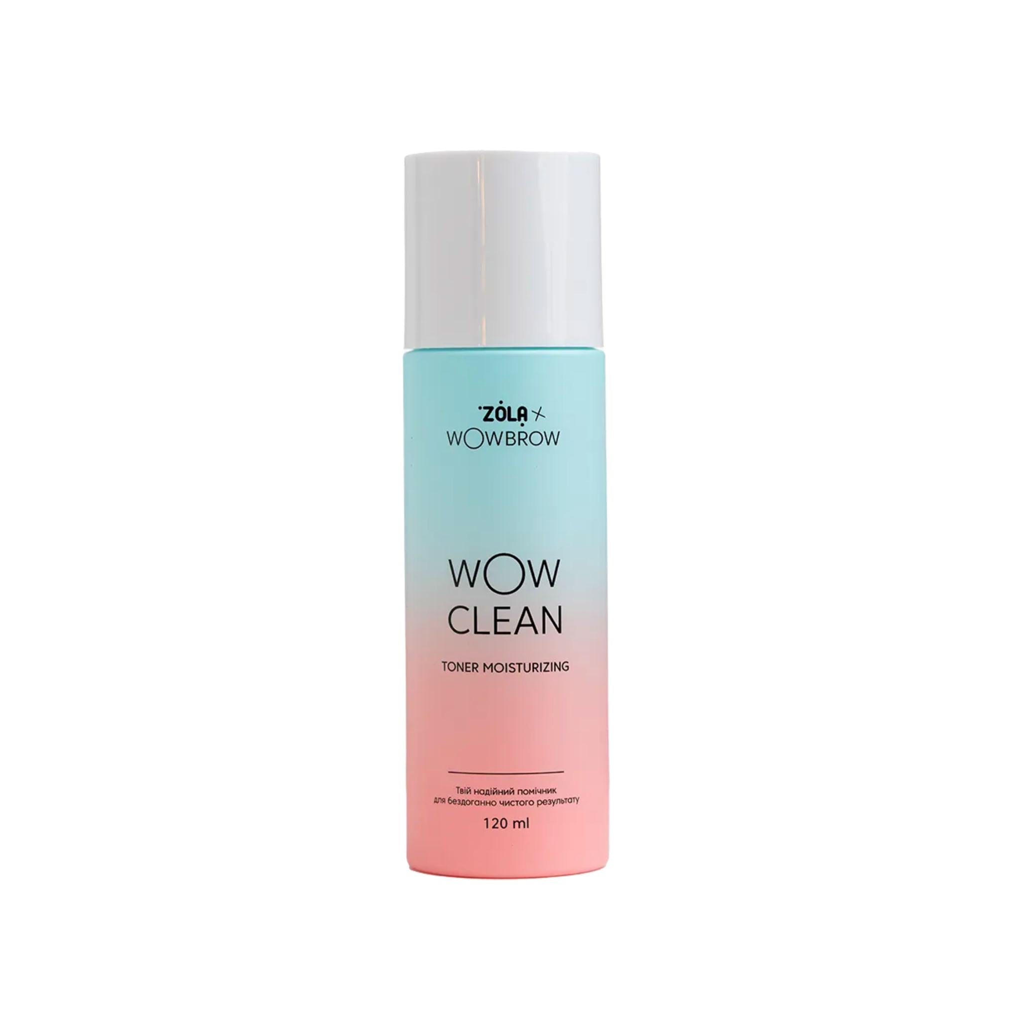 WOW Clean Toner  multifunctionele reiniger voor wimpers en wenkbrauwen. Verwijdert lijm en kleurresten, hydrateert en behoudt de pH balans.