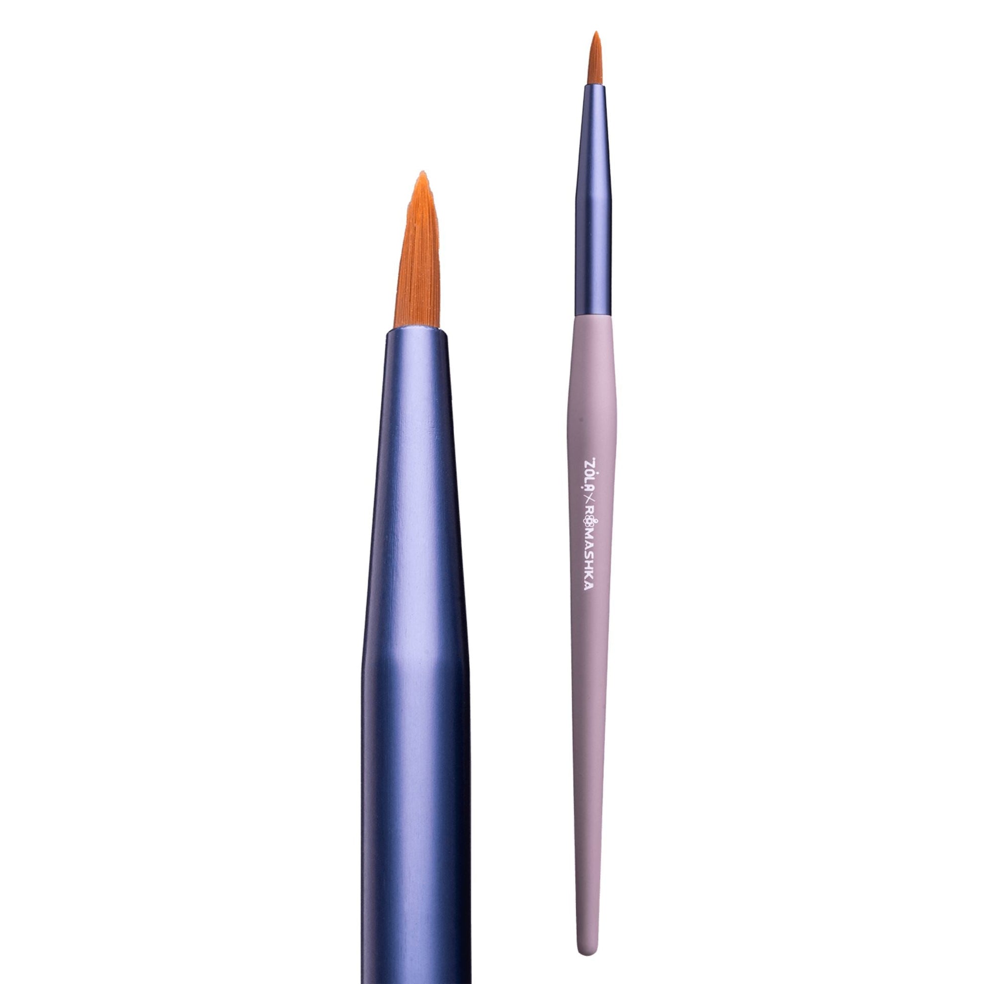 ZOLA x Romashka professionele wenkbrauw en wimperborstelset met Dagger & Petal borstels voor nauwkeurige laminatie en kleuring.