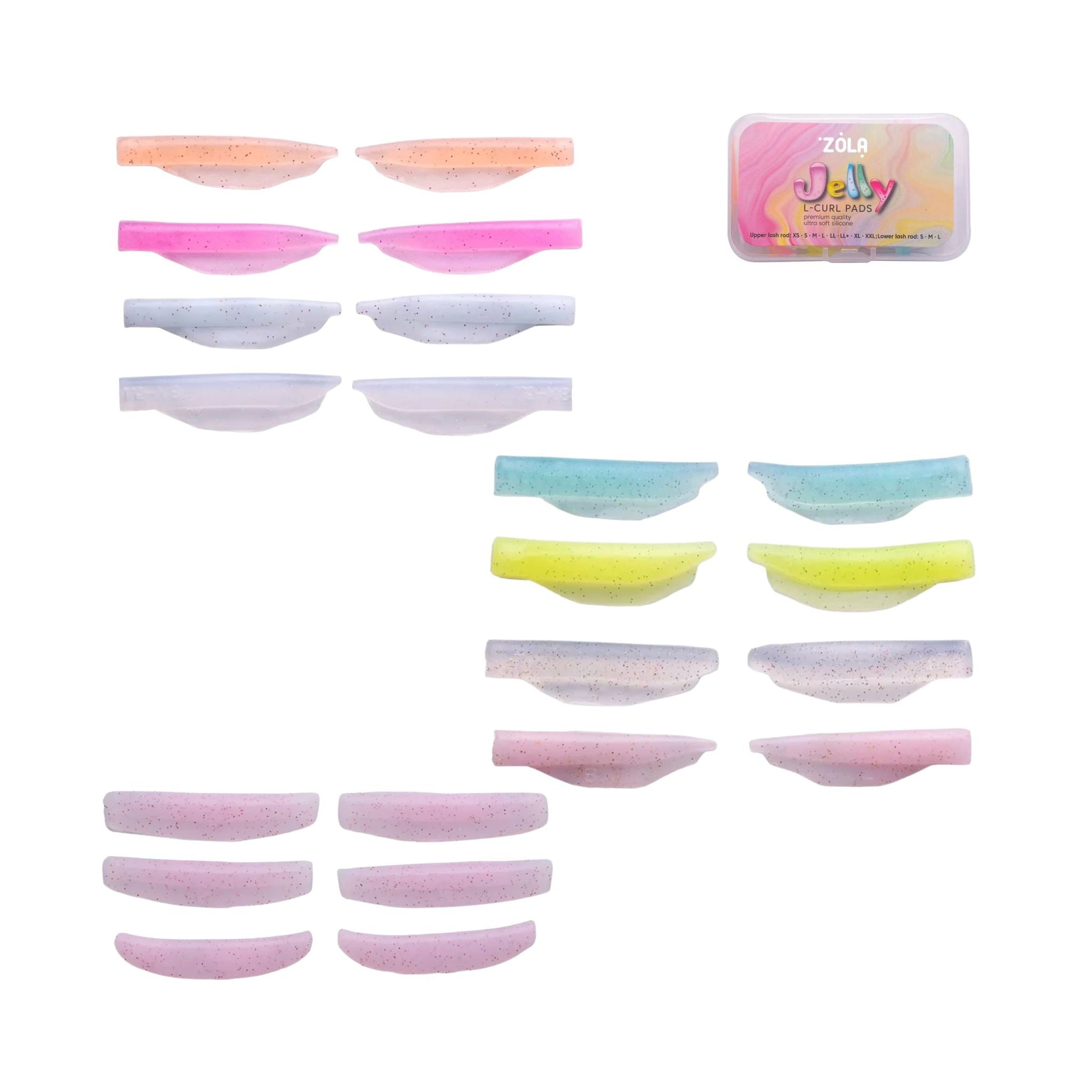 Jelly L-Curl lashliftshields voor lash lifting
