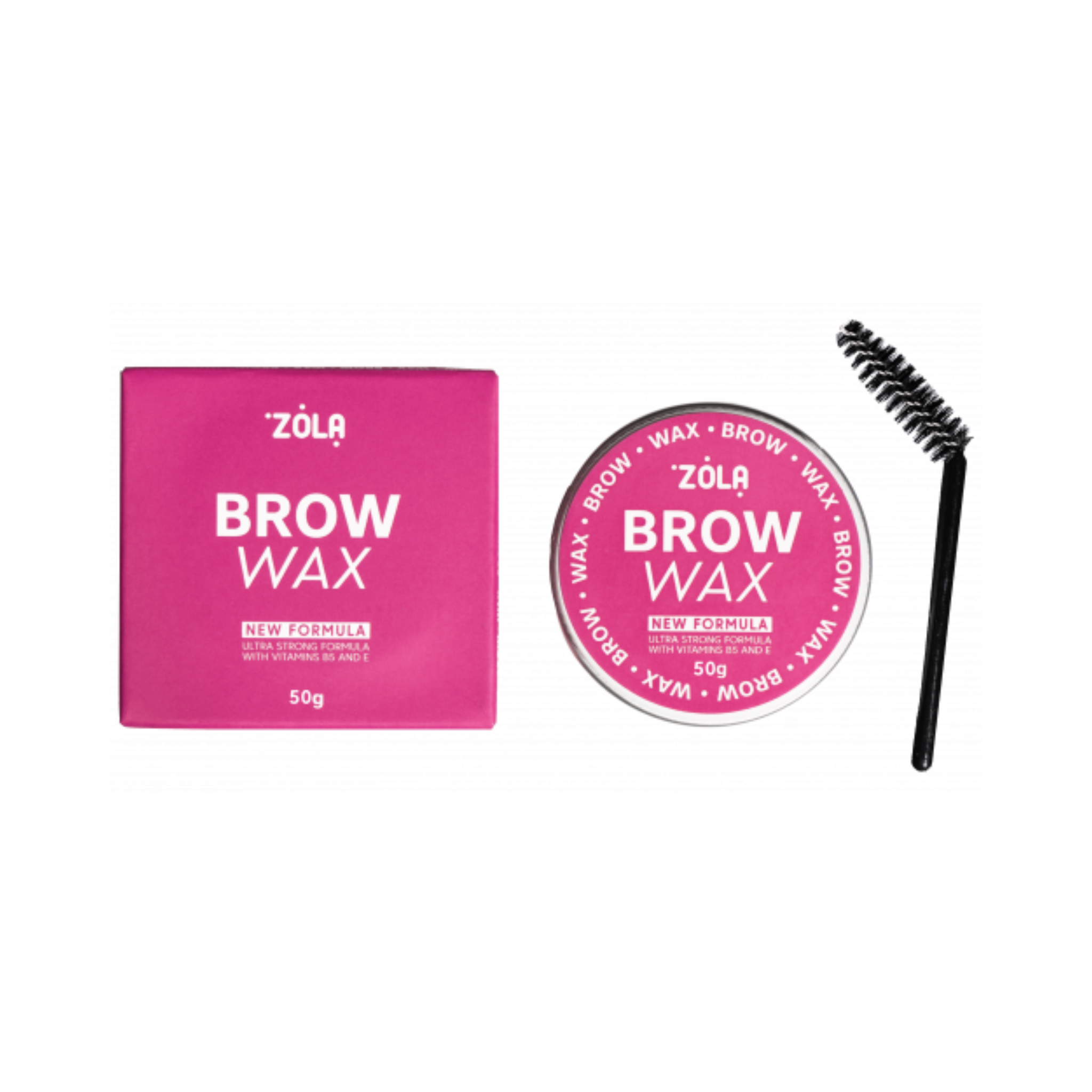 ZOLA Brow Styling Wax lichte en snel drogende wax voor strakke, verzorgde wenkbrauwen.