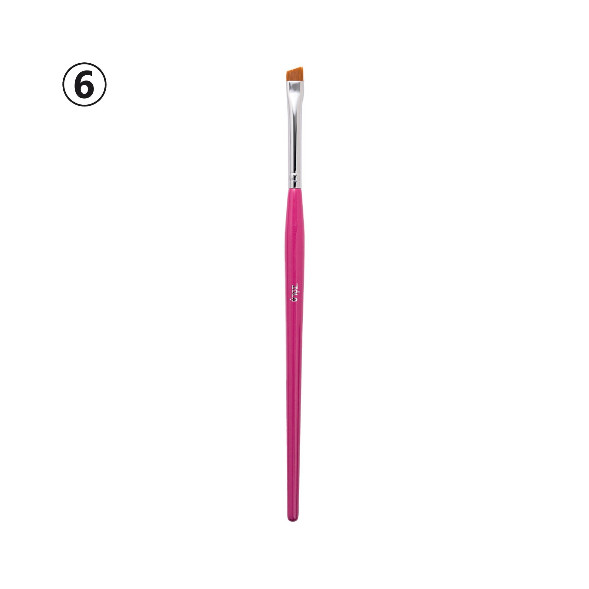 ZOLA Brush 06 afgeschuinde kwast voor precisiewerk en gelijkmatige applicatie