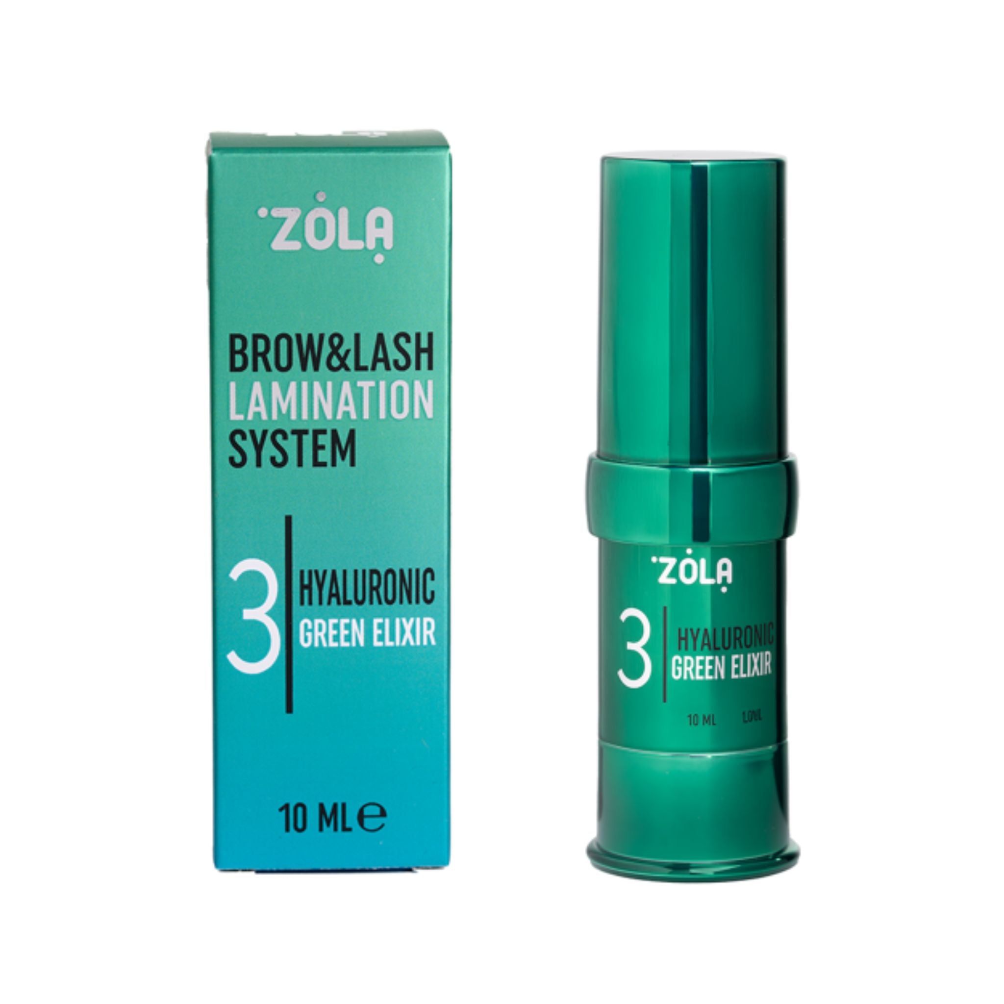 BROW & LASH LAMINATION | COLOR LAB EMOTION STEP 3 - Hyaluronic Green Elixir