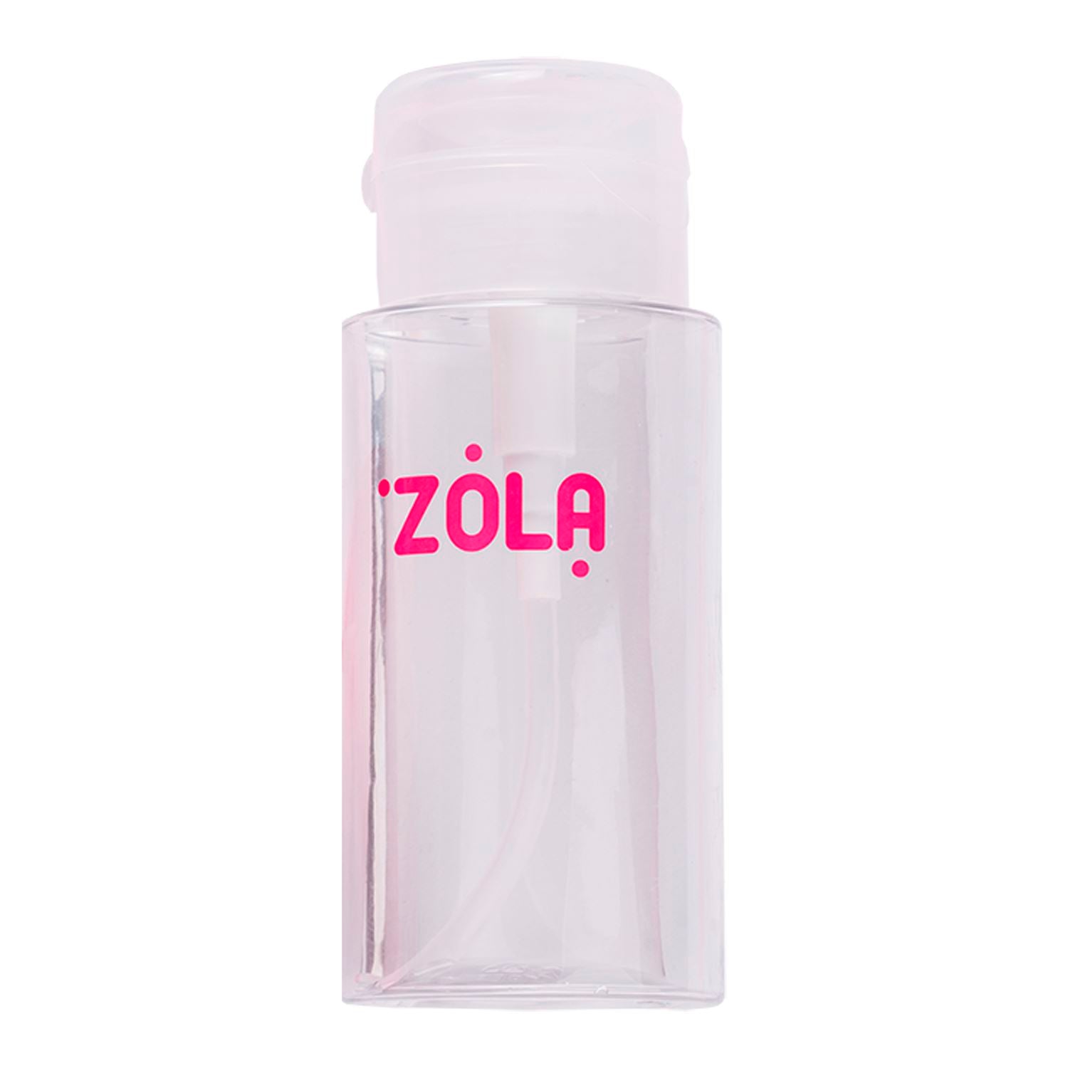 ZOLA flacon 180 ml met pompje voor water, remover of dehydrator. Handig en lekvrij voor schoonheidspecialisten.