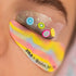 ZOLA x Yulia Lash Vin Eyepatches | Geel-Blauw-Roze  herbruikbare siliconen patches met anatomische pasvorm, ideaal voor lash behandelingen en professioneel gebruik.