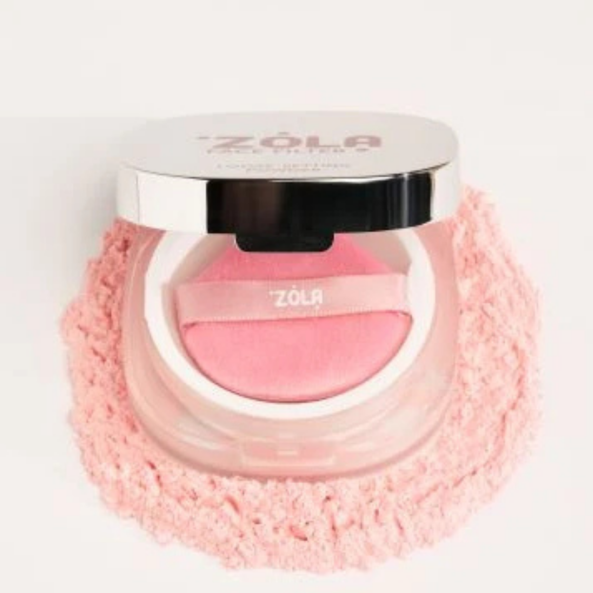 ZOLA setting powder in 02 Translucent Pink