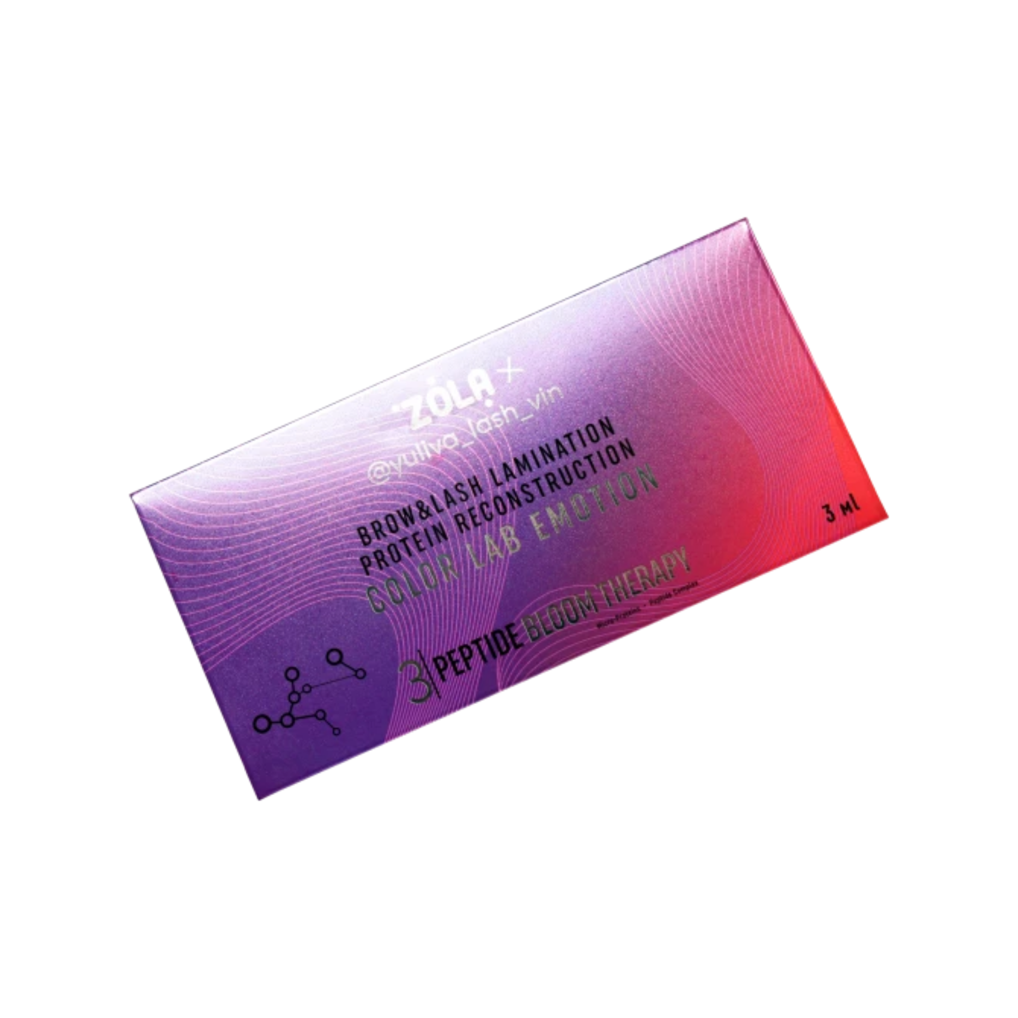 ZOLA COLOR LAB EMOTION Peptide Bloom Therapy sachets