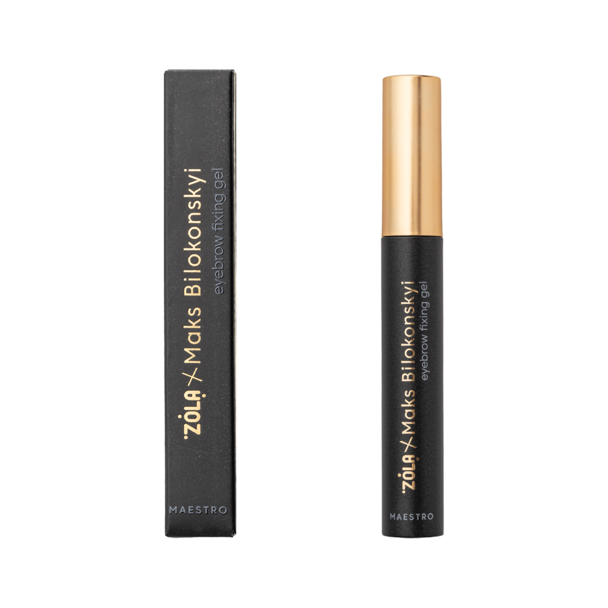 ZOLA x maks Bilokonskyi Brow Glue Gel in tube transparante wenkbrauwgel voor langdurige fixatie