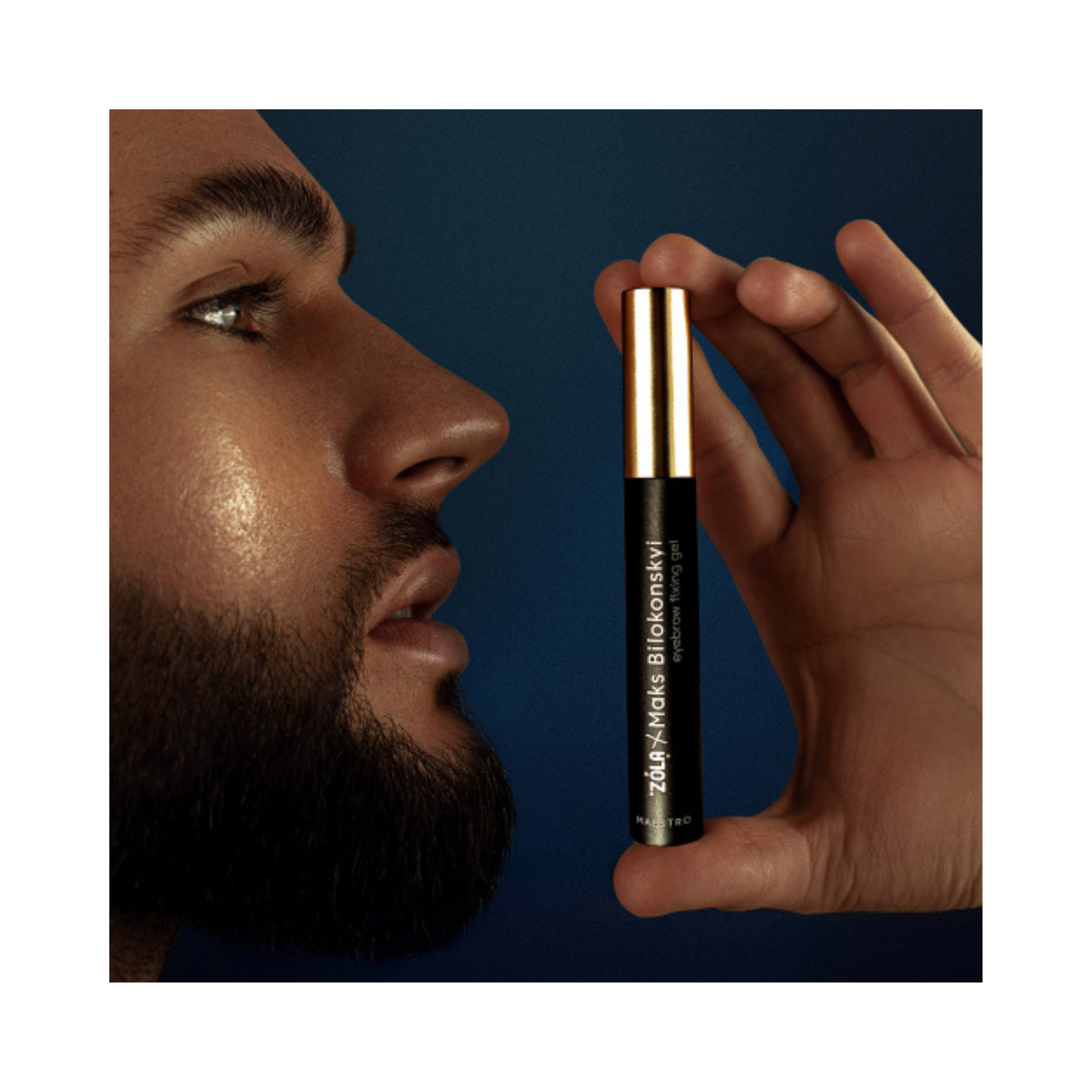 ZOLA x maks Bilokonskyi Brow Glue Gel in tube transparante wenkbrauwgel voor langdurige fixatie