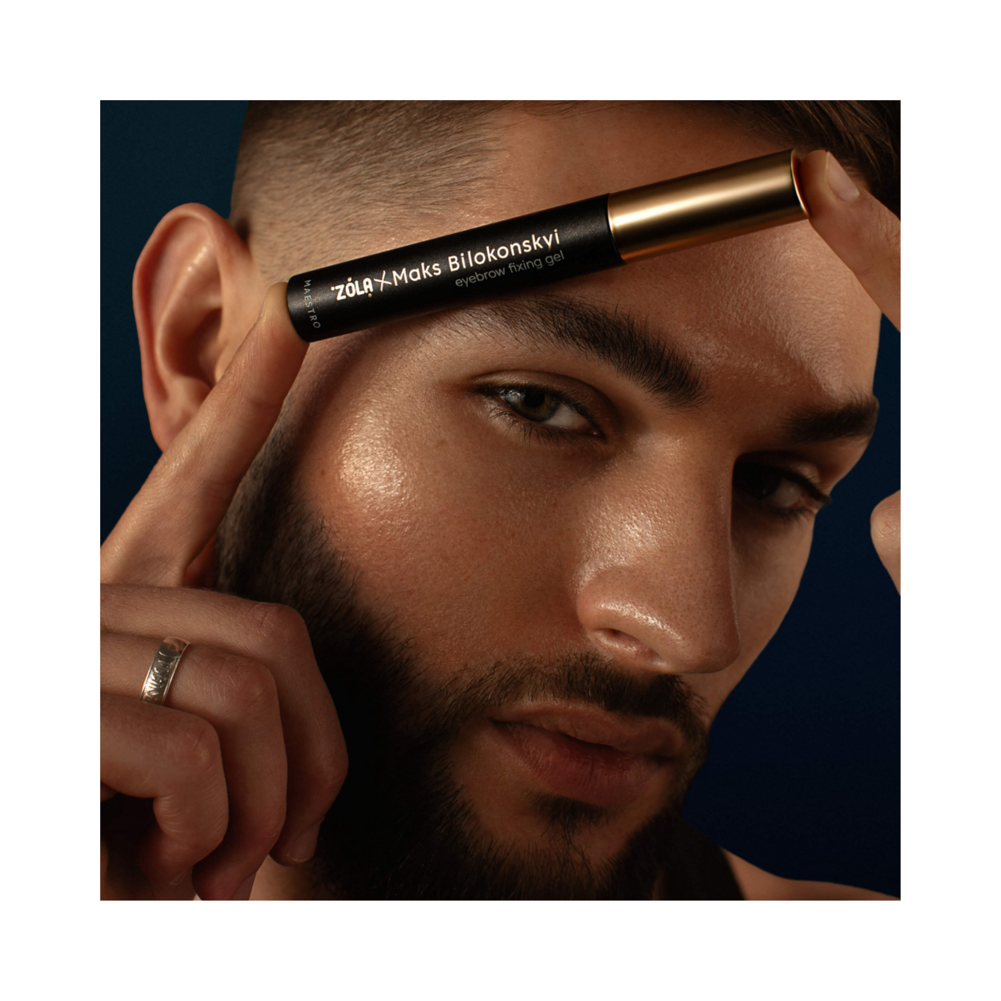 ZOLA x maks Bilokonskyi Brow Glue Gel in tube transparante wenkbrauwgel voor langdurige fixatie