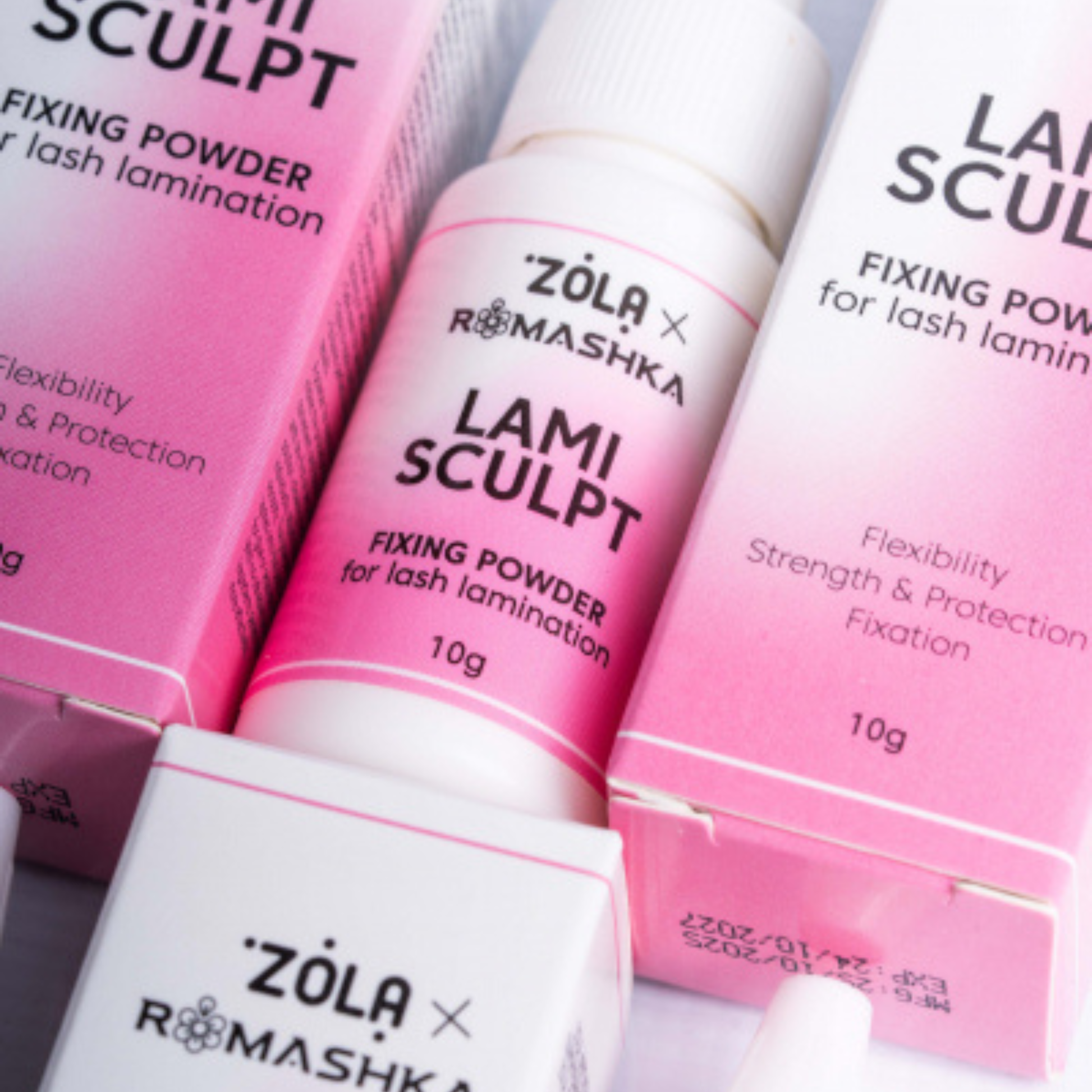 ZOLA x Romashka LamiSculpt fixing powder voor lash lamination