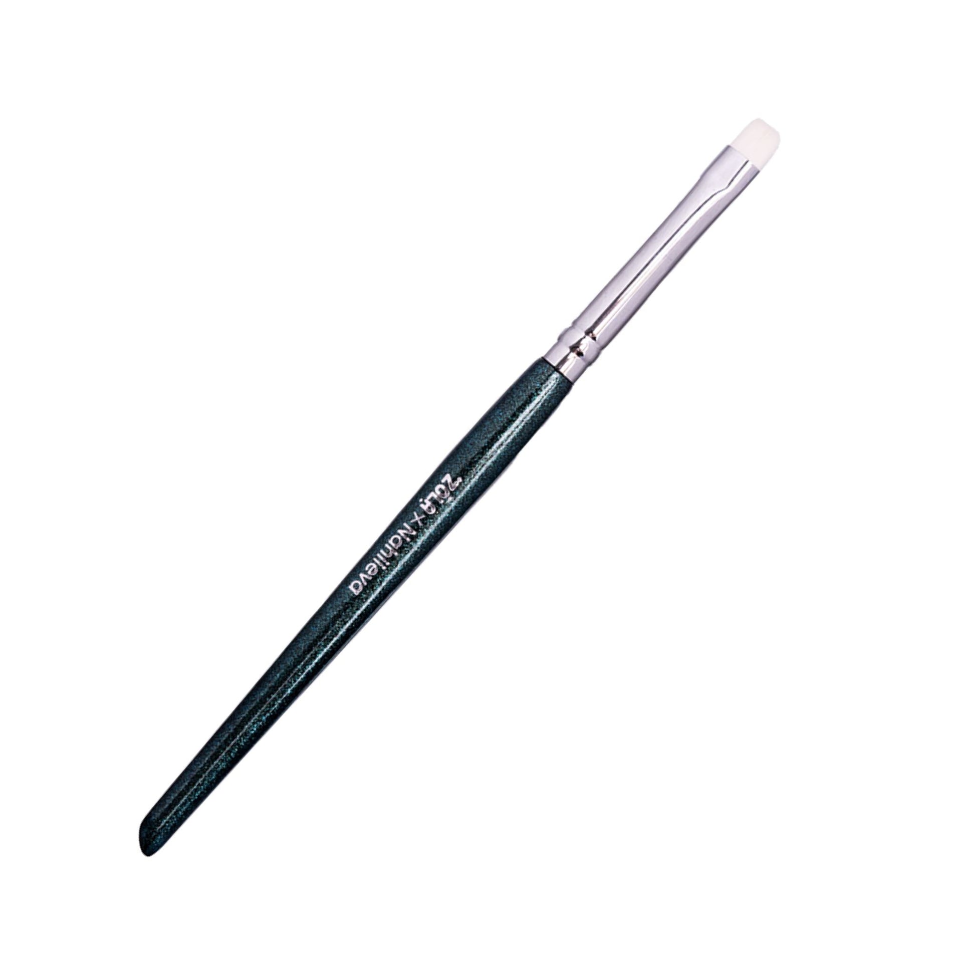 Professionele lash lift brush met elastische borstelharen en een compact handvat voor nauwkeurige applicatie en eenvoudig gebruik.
