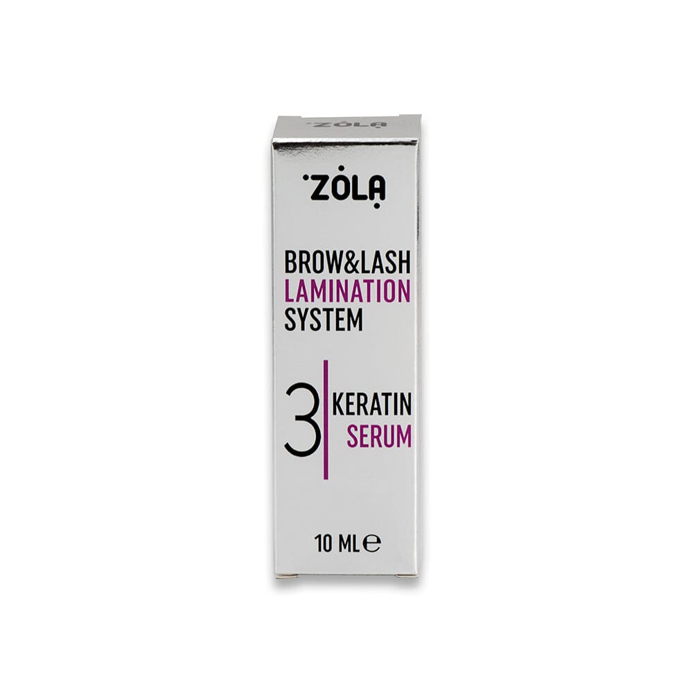 ZOLA Keratin Serum voor wenkbrauwen. Voedt, herstelt en versterkt na brow lamination. Min. 4 uur laten inwerken voor optimaal resultaat.