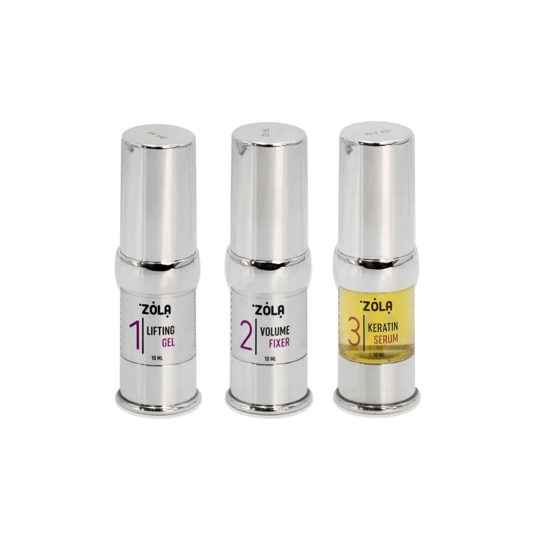 ZOLA Brow Lamination – professioneel 3-stappen systeem voor perfect gestylde, gevoede en langdurig gefixeerde wenkbrauwen.