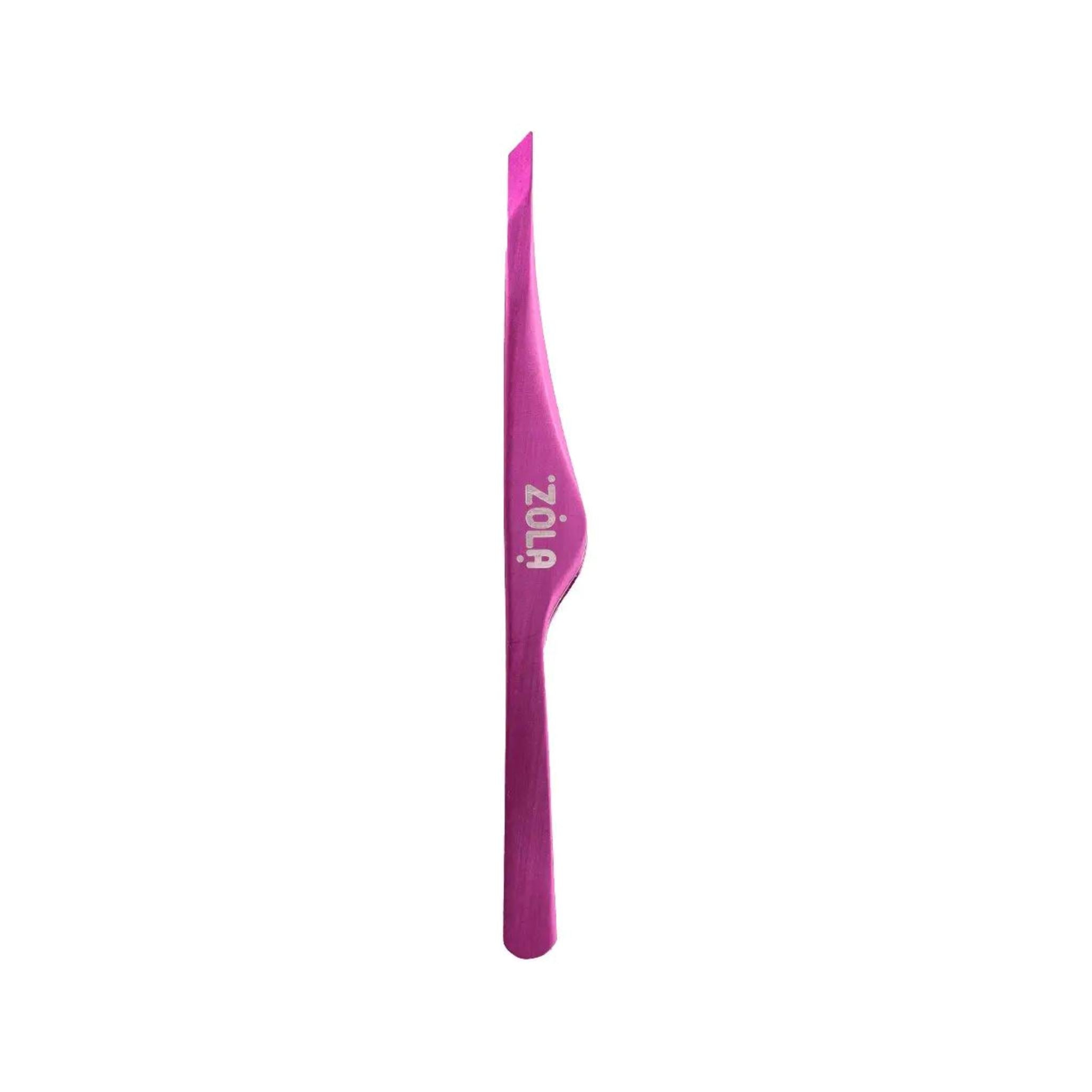 ZOLA Color Series  tweezers professionele, roestvrijstalen pincetten in 7 kleuren voor nauwkeurige wenkbrauwstyling.