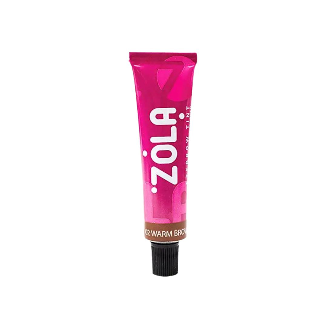 ZOLA Hybrid Dye wenkbrauwverf in warm bruin – langdurige kleuring met hybride formule voor strakke, natuurlijke wenkbrauwen.