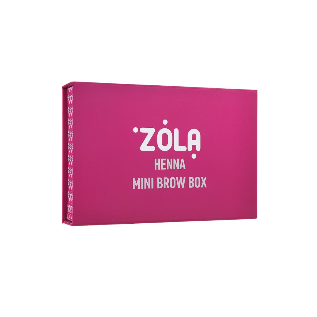 ZOLA Wenkbrauwhenna – professionele henna voor langdurige en intense wenkbrauwkleuring.