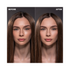 Zola before en after met de mattifying poeder